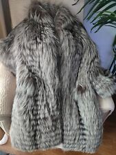 Manteau Fourrure Renard Argenté