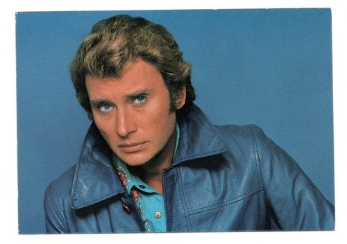 Johnny hallyday carte postale - hallyday,