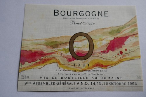 étiquette ancienne vin - étiquette,
