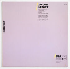 JACQUES LENOT experimental avant garde contemporary french HM 5138 vinyl LP