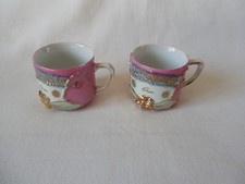 2 TASSES EN PORCELAINE SAXE