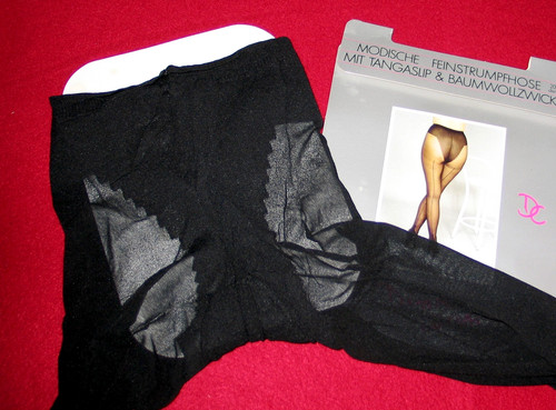 Collant couture transparent