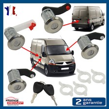 LOT DE 4 SERRURE BARILLET DE