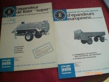 LOT DE 2  BROCHURES