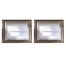 Lot de 2 cadres photo dorés