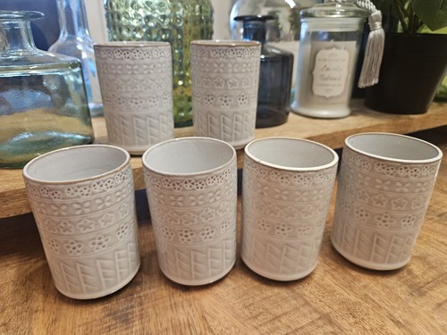 Lot tasses en grès - en,