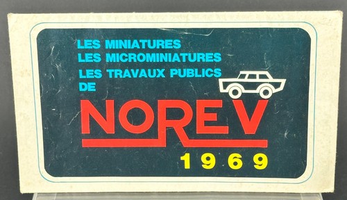 Norev catalogue 1969 complet - catalogue,