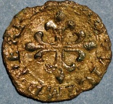 France medieval coin Blanc or