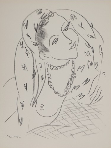 Henri matisse aux - nu, cheveux
