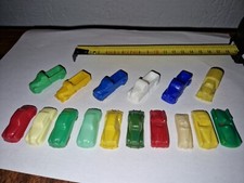 16 voitures et camions 1/160 N plastique ancien marque ??? wiking arnold