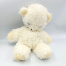 Ancienne peluche ours blanc