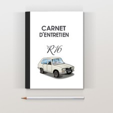 Carnet d'entretien R16 TX