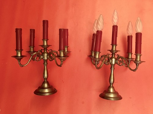 Paire chandeliers - paire,