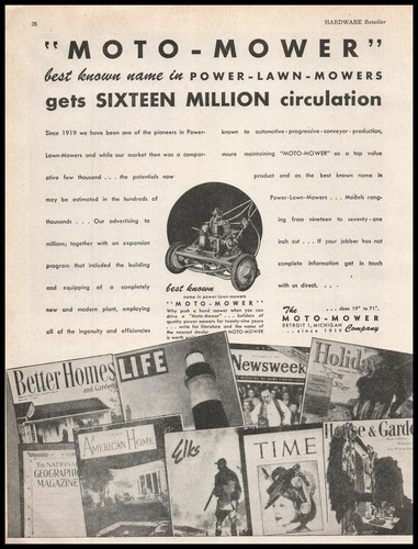 1948 the moto mower - moto-mower, company