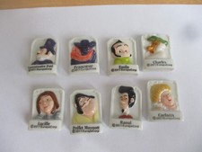 LOT 8 fèves plates série complète Un monstre à paris Médaillon pasquier