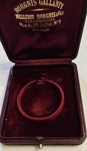 Ancien écrin bijou cuir - ancien,