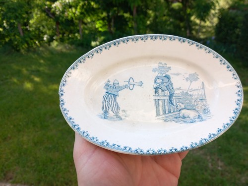 Plat dinette poupée amand - plat,