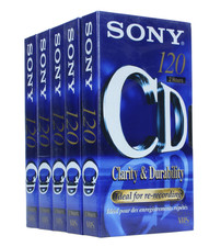 Sony  Lot 5 Cassette VHS 2