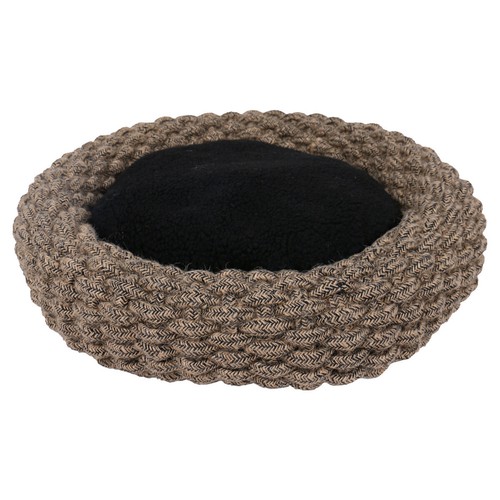 Duvo lit espresso rond - espresso, en