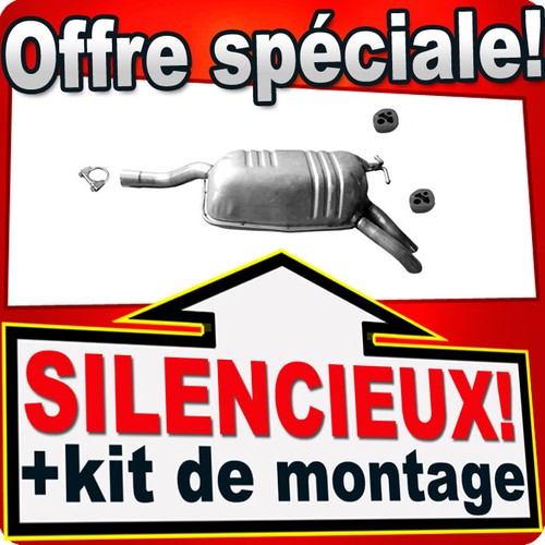 Silencieux arriere pour - silencieux,