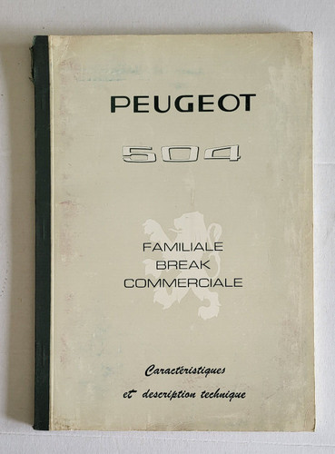 Peugeot 504 familiale - familiale, ,break