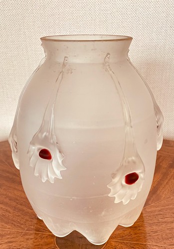 Tulipe art déco verre - en,