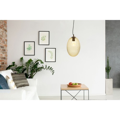 Lampe suspension verre - suspension,