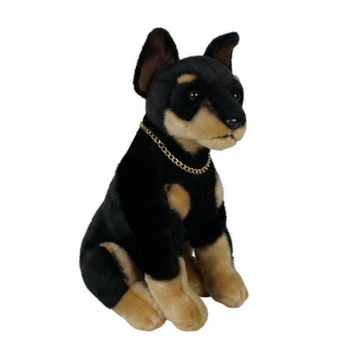 Chien doberman peluche - chien, en