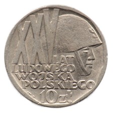 10 ZLOTYCH 1968 POLOGNE /