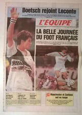 L'EQUIPE N°14.773 du 04/11/1993 - Cpes d'Europe: Monaco, PSG, Bordeaux qualifiés