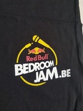 NEUF TEE SHIRT DEBARDEUR NOIR RED BULL - BEDROOM JAM.BE FAMILLY TAILLE S - COTON