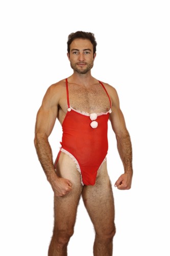Mens christmas body - mens, teddy