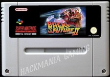 BACK TO THE FUTURE II Pal SNES Super Nintendo Anglais UK earth Bound Chrono..;
