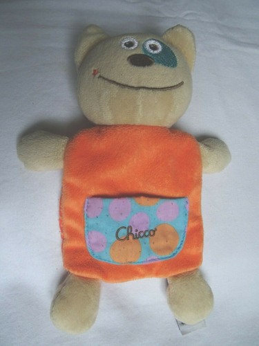 Doudou plat chat chicco - plat, cm