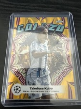 Topps Chrome UCC 23/24 Takefusa Kubo Golazo Gold Lava 
