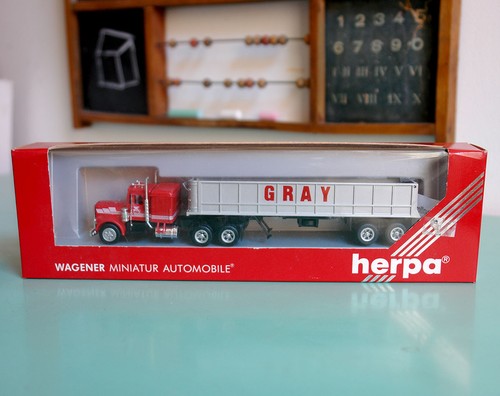 Herpa truck gray réf - ho,