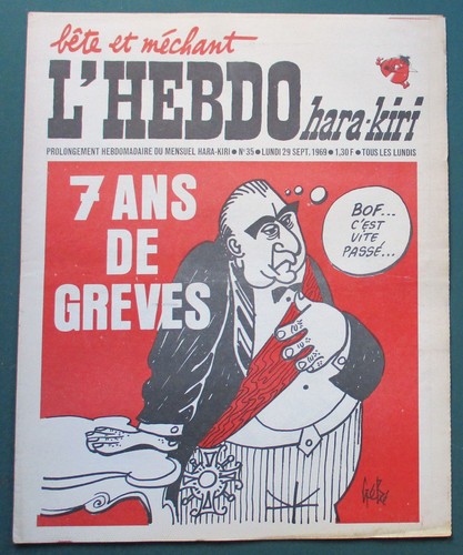 Hara kiri hebdo 29 - hebdo, n°