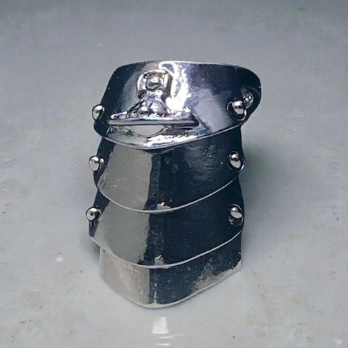 Bague armure vivienne - bague,