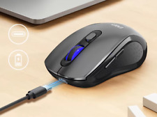 Souris Sans Fil Bluetooth 5.2 Rechargeable ou à Piles 1600 DPI