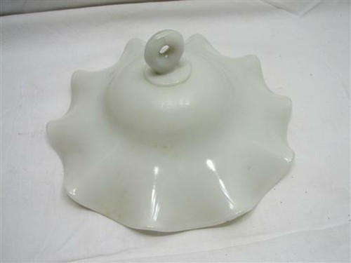 Vintage milk glass fitter - glass,