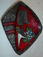 beau vide-poche à décor dans