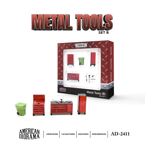 American diorama set - diorama, 1:64