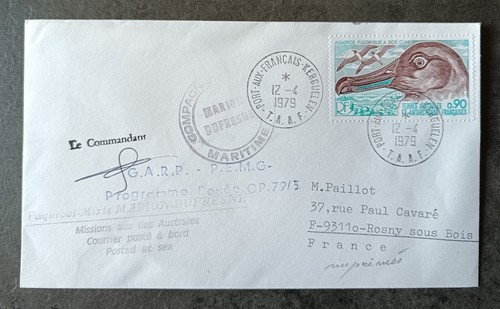 Timbre stamp taaf fsat - -,