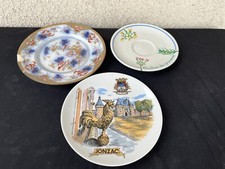 Lot de 3 petites assiettes