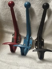 Lot 3 patères vintage métal