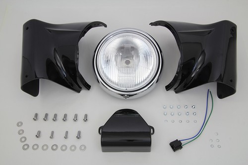 Inch headlamp cowl kit black - inch,