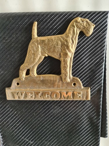 Airedale terrier plaque - airedale,