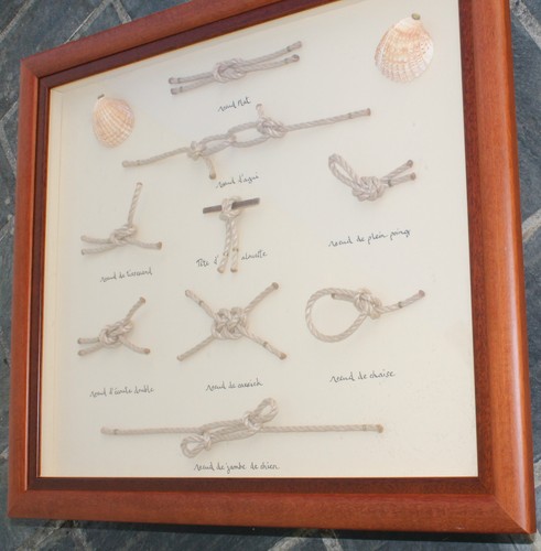 Tableau noeuds marine - tableau,