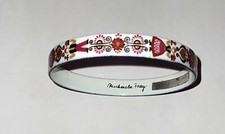 Beau bracelet emaillé signé