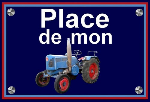 Plaque place mon - ",